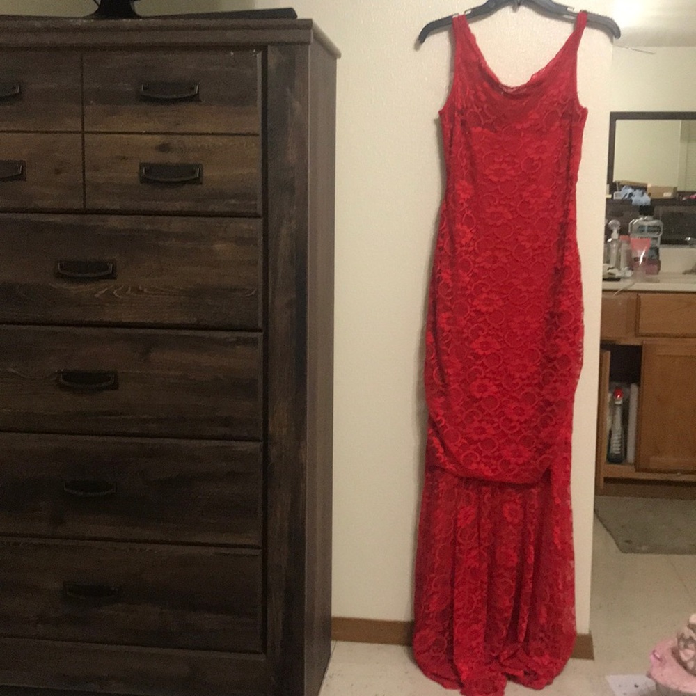 Red dress